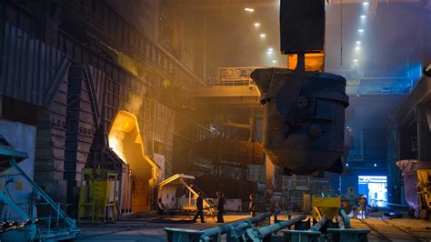 steel factory wallpaper